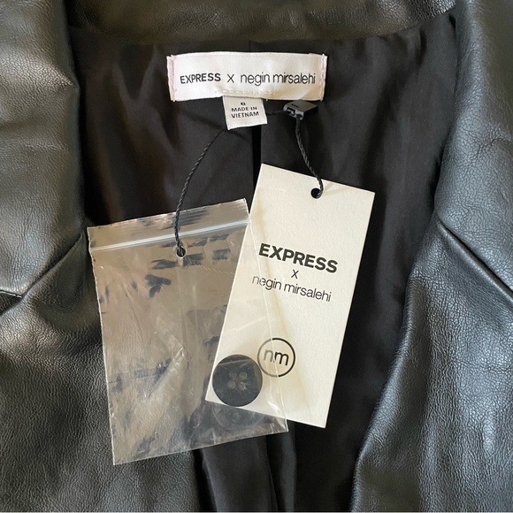 Express Vegan Leather Blazer Dress by Negin Mirsalehi - Picture 7 of 14